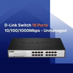 D-Link DGS-1016C Unmanaged Rackmount Switch 16 Ports 10/100/1000Mbps